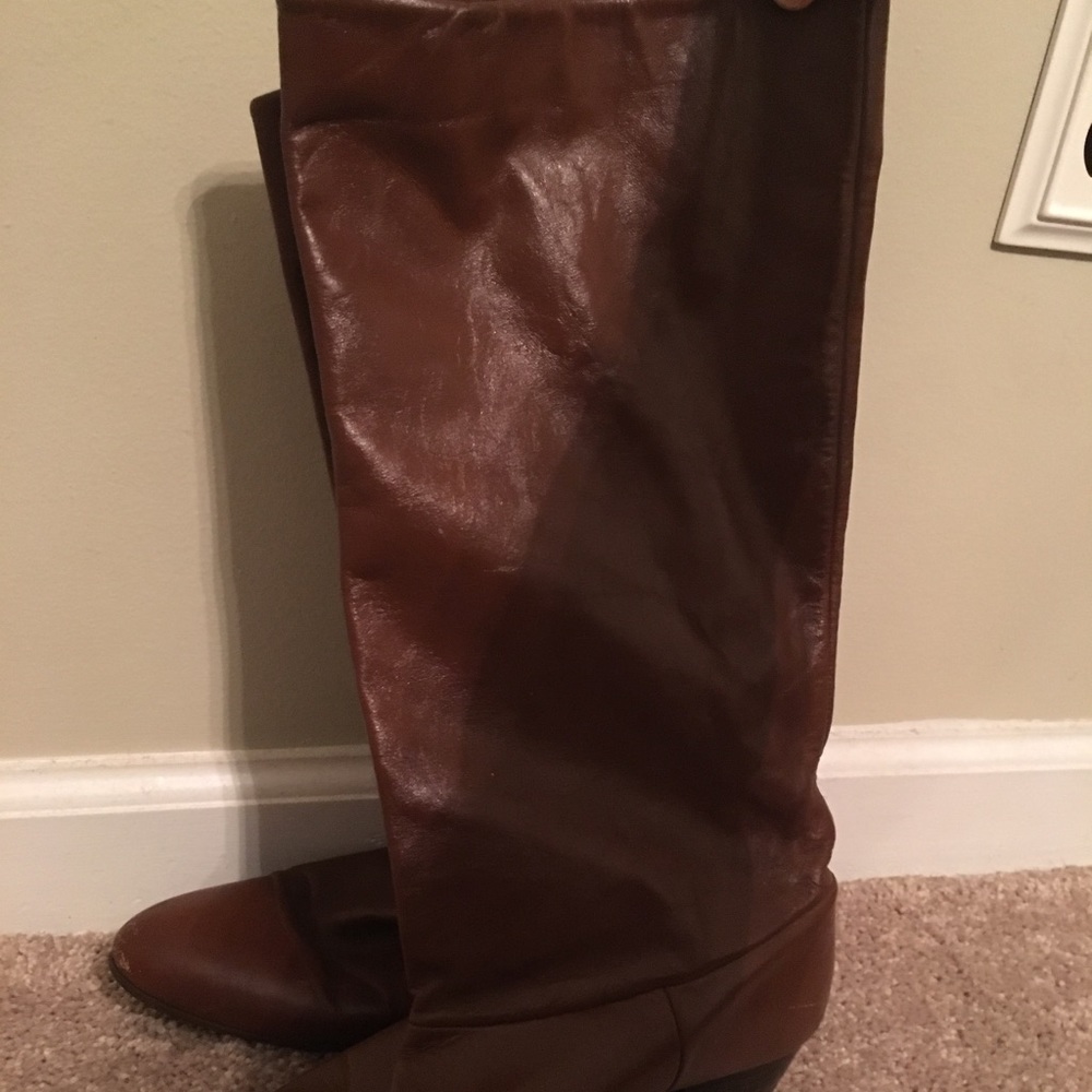 Real leather boots